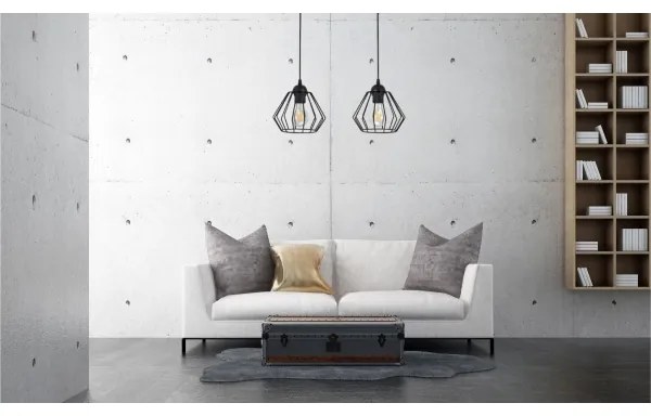 Csillár zsinóron CEED 2xE27/60W/230V