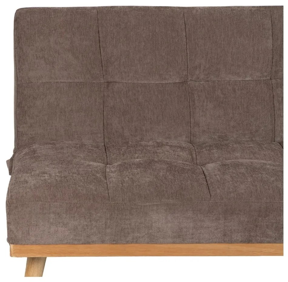 Barna zsenília kinyitható kanapé 178 cm – Ixia