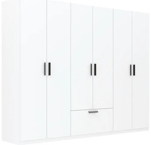 LITA Óriásgardrób 270 cm. Fehér Színben.