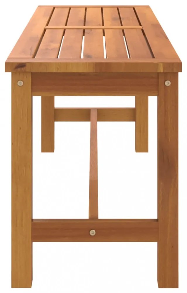 tömör akácfa kerti pad 110 x 35 x 45 cm