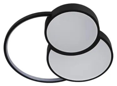 LED Dimmelhető mennyezeti lámpa LED/60W/230V 3000-6500K fekete + távirányító