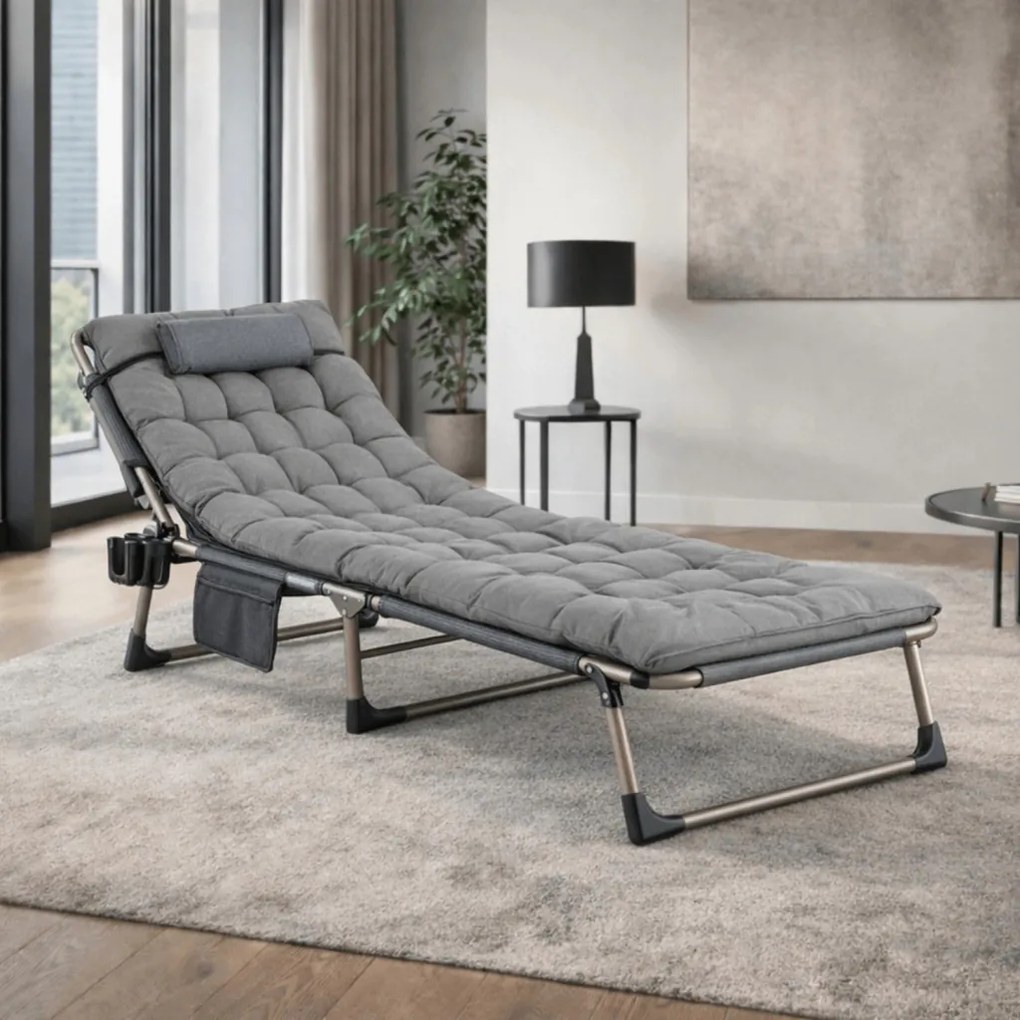 Kerti napozóágy szürke színben – SATURN