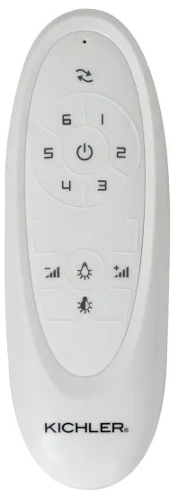 Kichler KLF-VOYA-60-BS -LED Dimmelhető mennyezeti ventilátor VOYA LED/14W/230V + távirányító