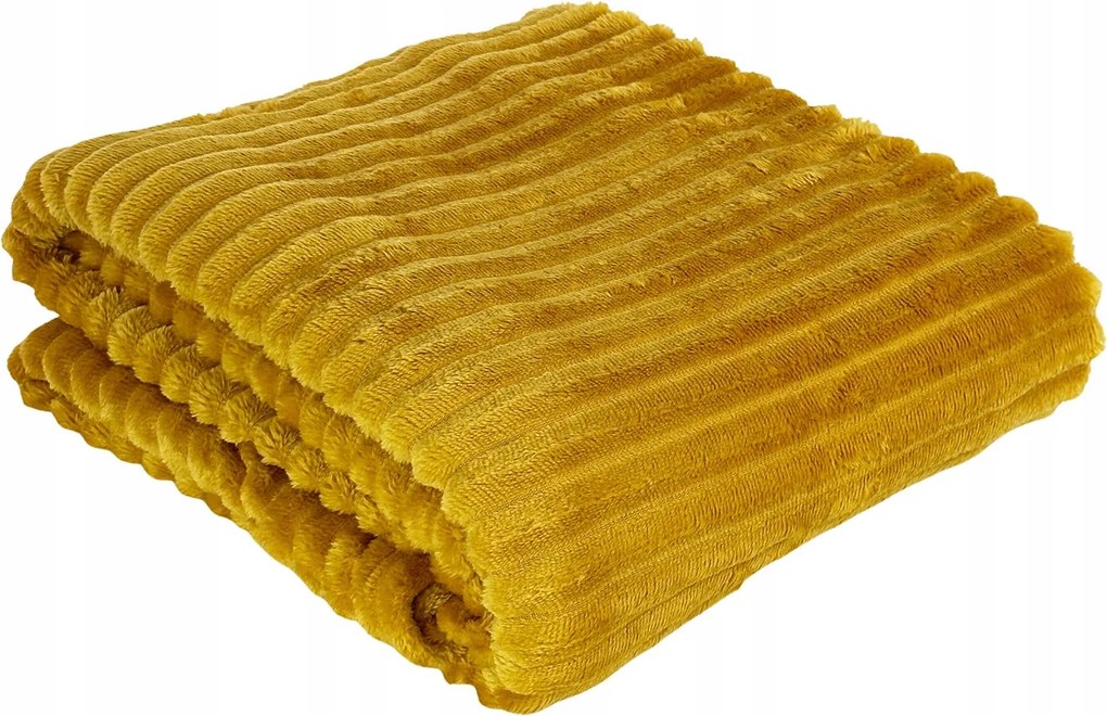 Mikroszálas takaró Soria Mézszínű 150x200 cm