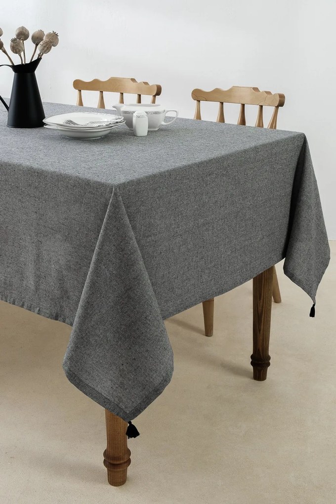 Selendi asztali futó, fekete, 150×220 cm