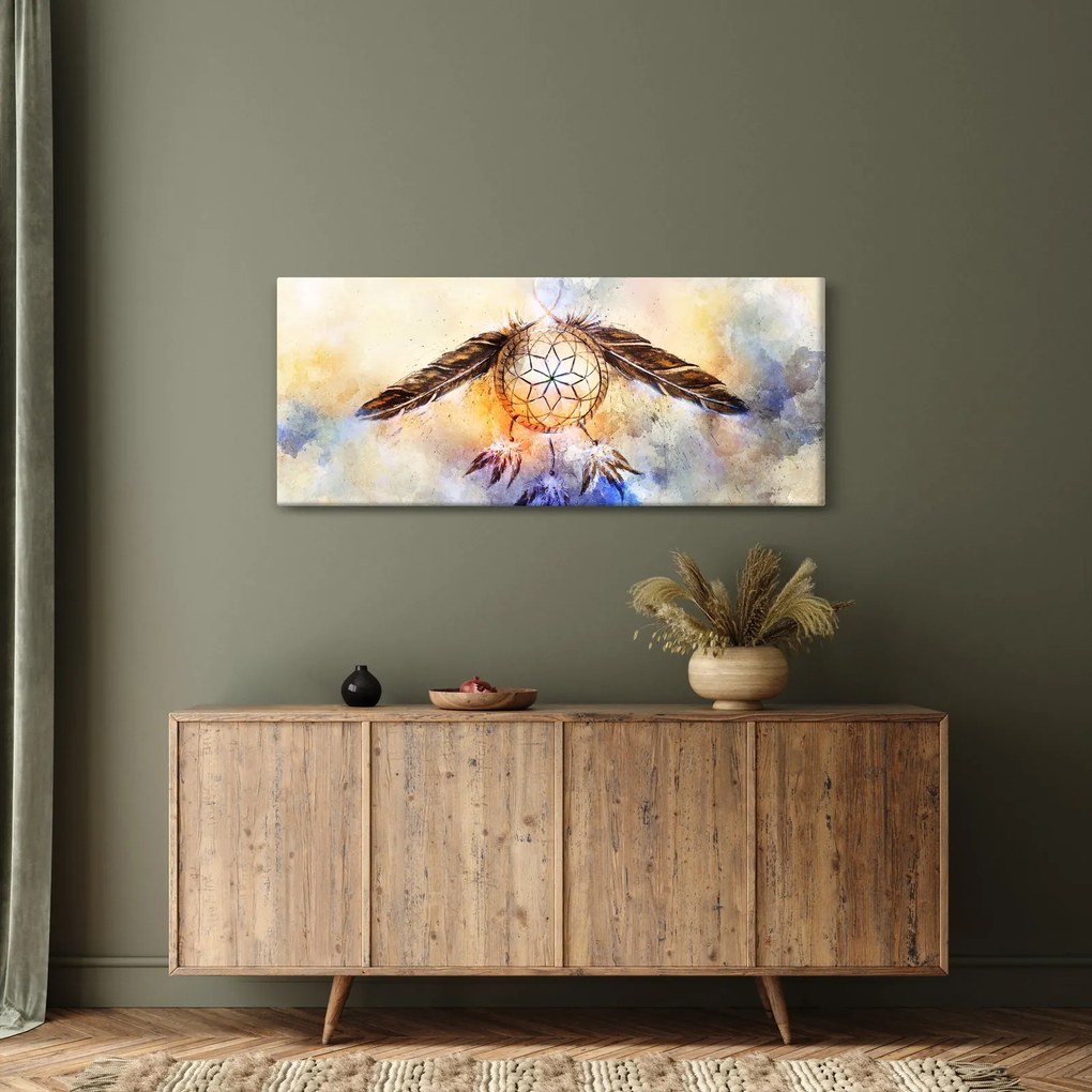 Kép - Álomfogó tollas (120x50 cm)
