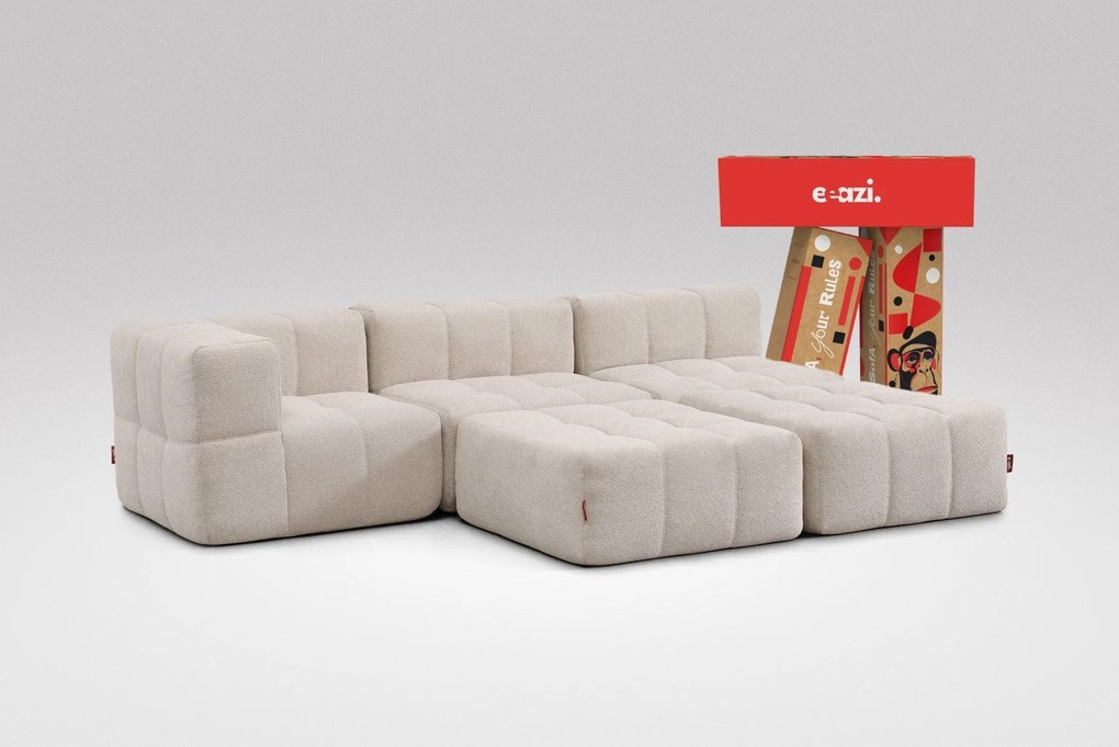 5 Teiliges Modulares Sofa – Beige