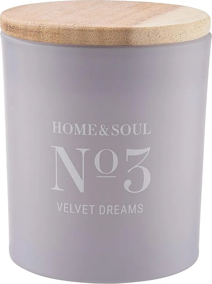 HOME & SOUL szójaviasz illatgyertya No. 3, Velvet Dreams