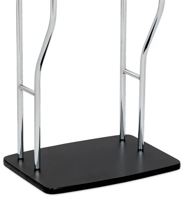 Matt fekete praktikus szobainas, 108 cm magas, 6 kg teherbírással – 84444