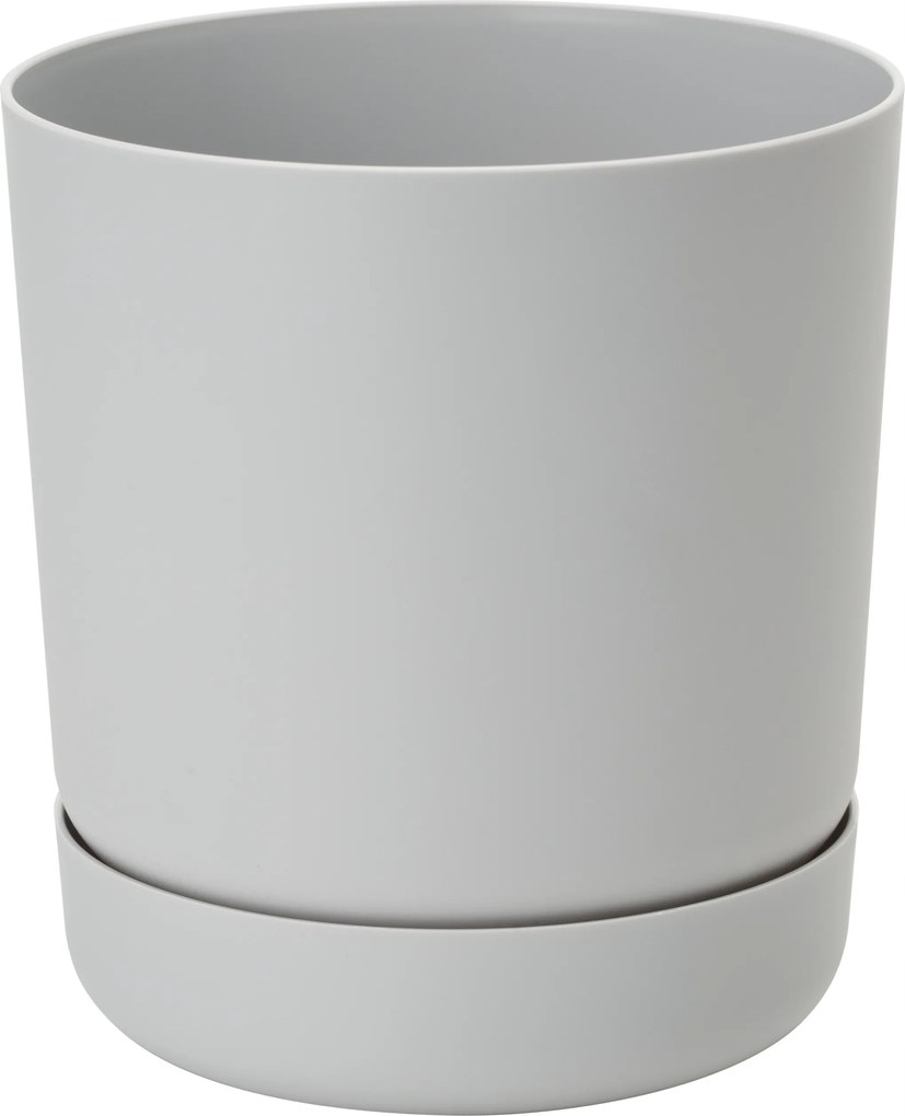 Satina 17 kerek kaspó állvánnyal, matt