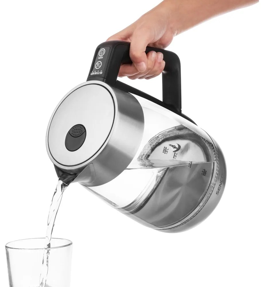Sencor SWK 1890SS vízforraló termoszzárral, 1,8 l
