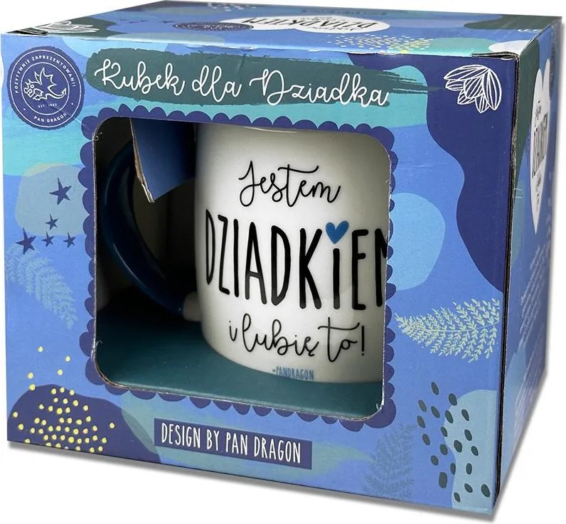 Bögre Nagypapának Ajándék Fehér 350ML Pan Dragon