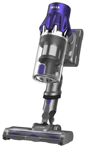 TESLA Electronics PureStar vezeték nélküli 2 az 1-ben porszívó 250W/2200mAh