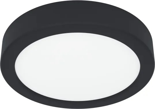 Eglo 901324 - Fürdőszobai LED mennyezeti lámpatest FUEVA LED/7,5W/230V Ø16,6cm IP44 fekete