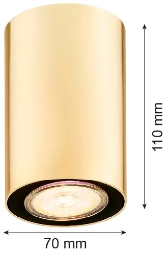 Argon 4759 - Mennyezeti lámpa TYBER 1xGU10/5W/230V arany