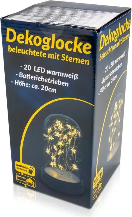 NEXOS Dekoratív kúp 20 LED Meleg fehér 22 cm