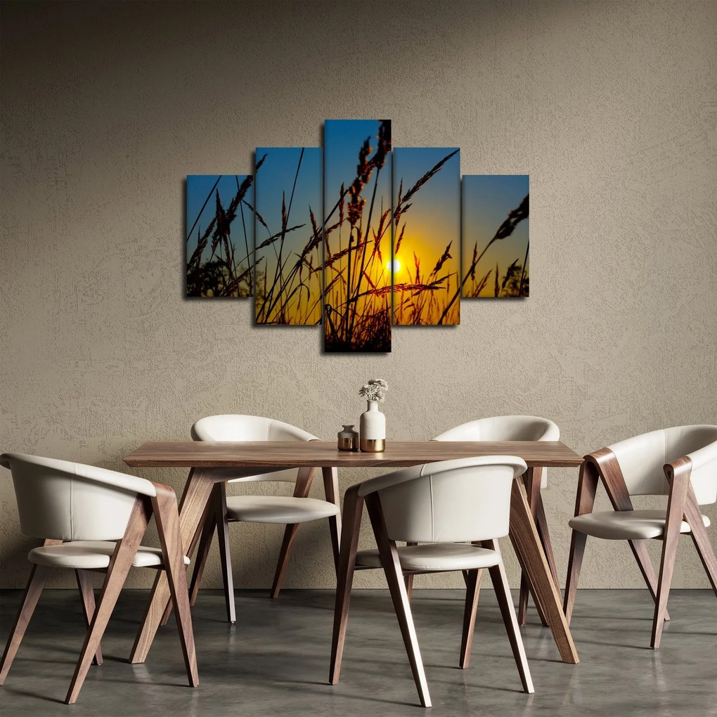 Kép - naplemente a réten (150x105 cm)