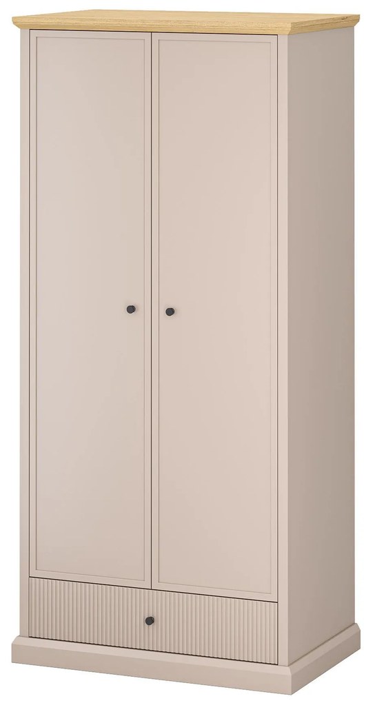Ruhásszekrény Indices 1 (taupe + kő tölgy) . Akció -15%. 1116868