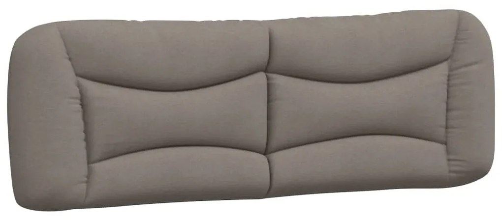 tópszínű szövet fejtámla párna 160 cm
