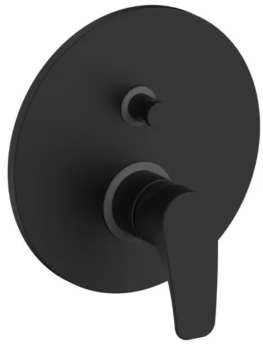Kád csaptelep SAT Project vakolat alatti résszel együtt fekete matt SATBSPRO215C