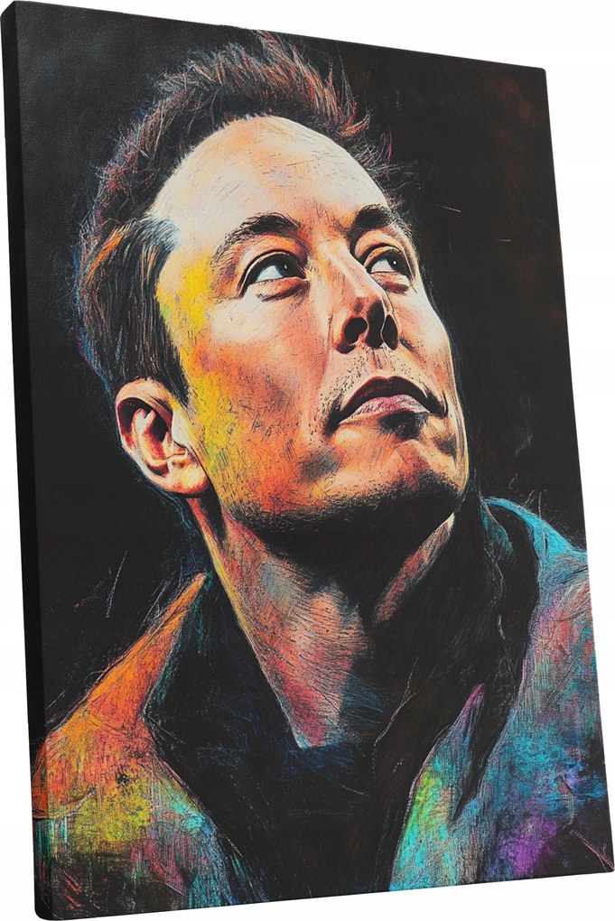 Vászonkép Portré Elon Musk nappali Elon Musk ajándék 45x60