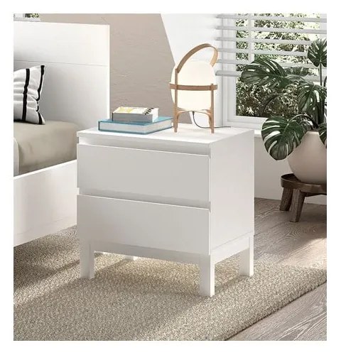 Fehér gyerek éjjeliszekrény Eva – Vipack