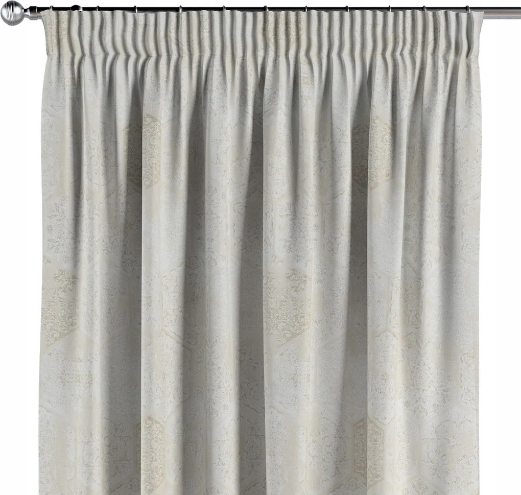 Függöny ráncoló szalaggal 1 db 130x245cm szürke