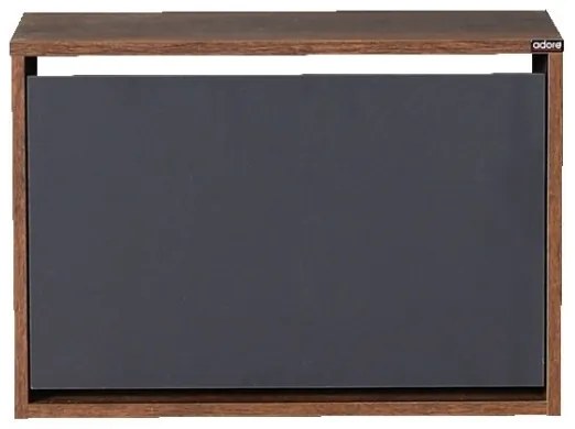 Cipősszekrény 42x60 cm barna/antracit