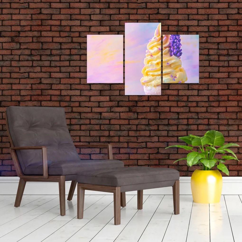 Kép - Levendulás fagylalt (90x60 cm)