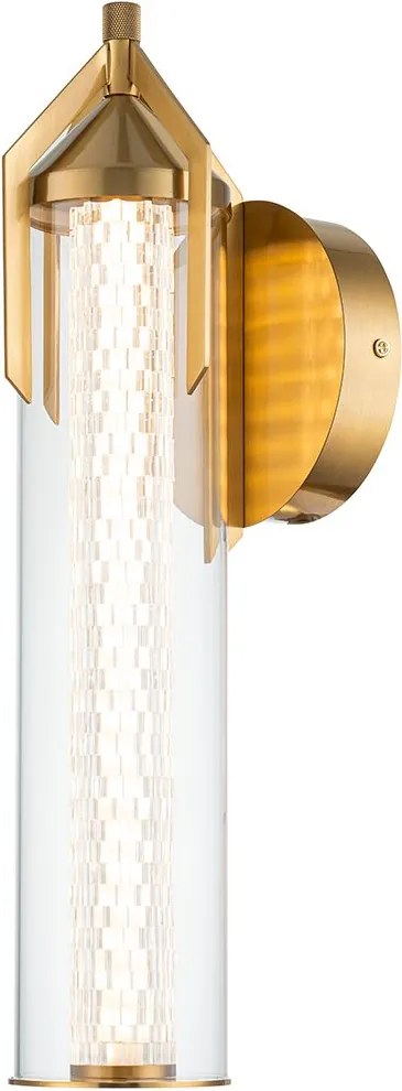 Quintiesse modern fürdőszobai lámpa espada átlátszó csiszolt arany elsqn-espada-1w-bg IP44