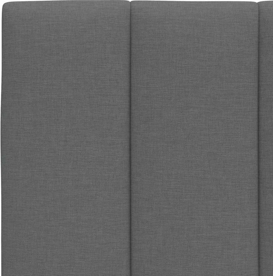 sötétszürke szövet fejtámla párna Hanko 160 cm