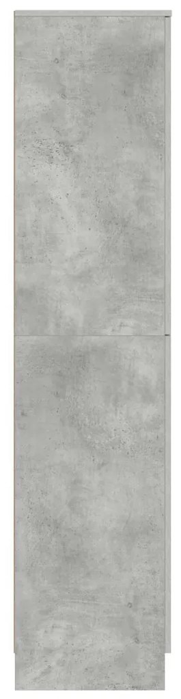 Büfé Szekrény Beton szürke MDF beton hatású laminátummal Szabványos