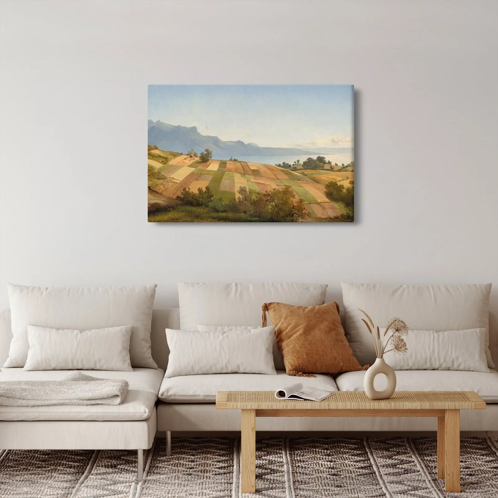 Kép - Alexandre Calame, Swiss Landscape, reprodukciók (90x60 cm)