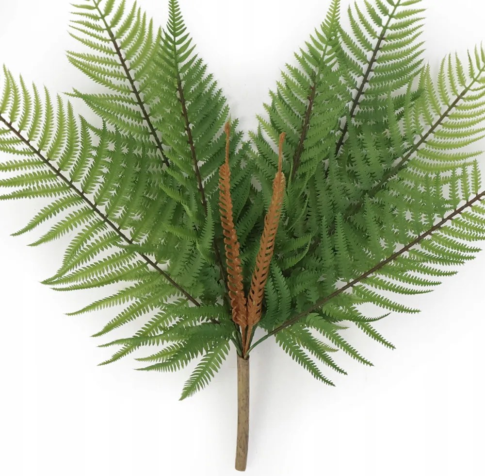 Mesterséges Páfrány Fej Csokor Zöld Fal 40cm