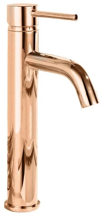 Rea Lungo Rose Gold magasított fürdőszobai mosdó csaptelep