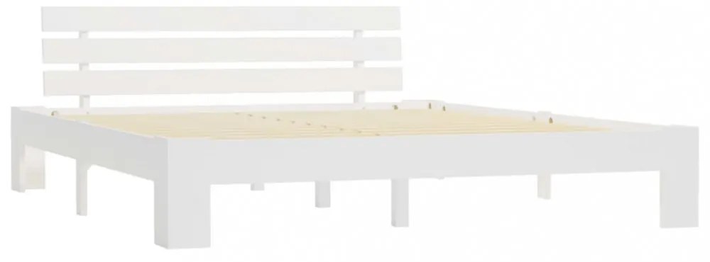 fehér tömör fenyőfa ágy matrac nélkül 180 x 200 cm