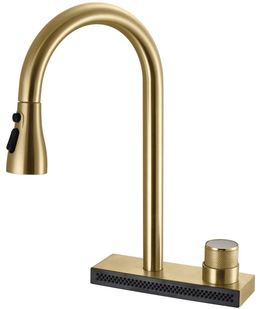 Konyhai csaptelep REA CONOR BRUSH GOLD