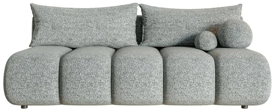 Háromszemélyes kanapé Didier mini (szürke + fekete) . 1100566