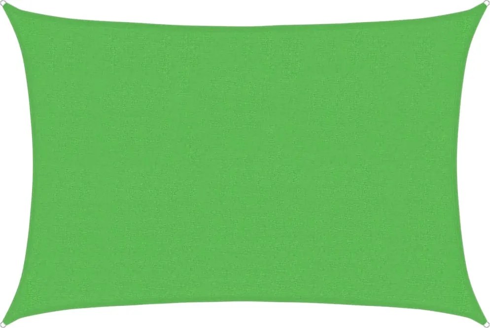 vidaXL világoszöld HDPE napvitorla 160 g/m² 2,5 x 4 m
