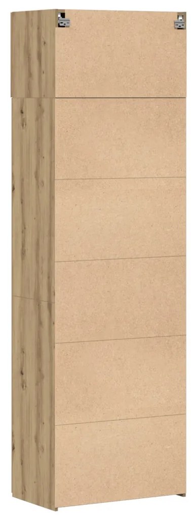 Tárolószekrény Kézműves tölgy 70x42.5x225 cm Mérnöki fa