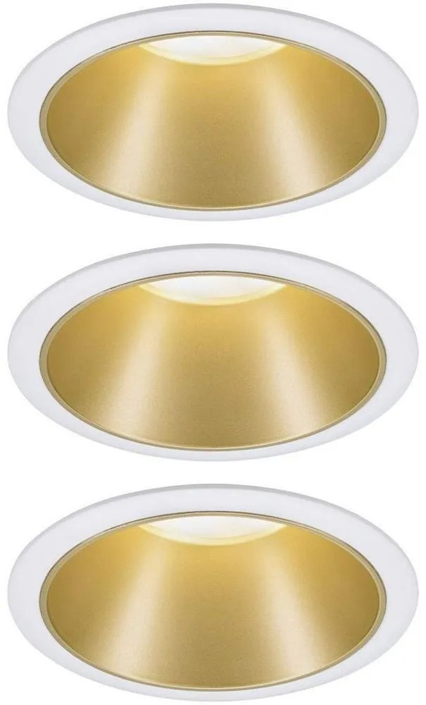 Paulmann 93406 - KÉSZLET 3xLED/6,5W IP44 Dimmelhető fürdőszobai lámpa COLE 230V