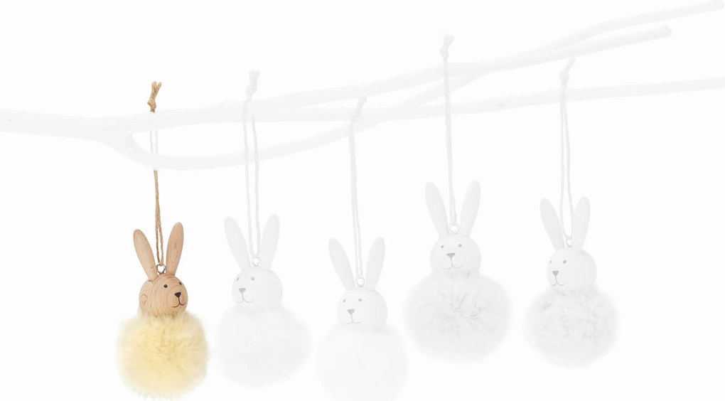 Lógó nyuszi Emma, ​​​​sárga - Philippi