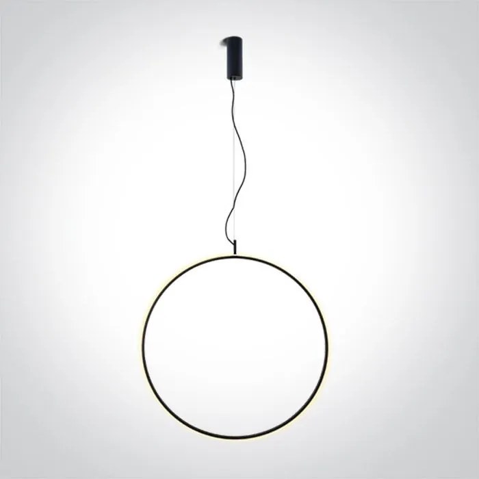 ONE LIGHT 63152B-B-W DECORATIVE Modern Led Függesztett Lámpa Fekete LED IP20