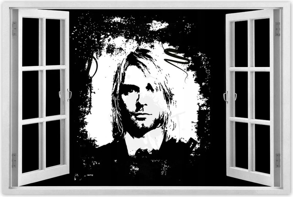 Poszterek 90x60 Curt Cobain Nirvana Zenész