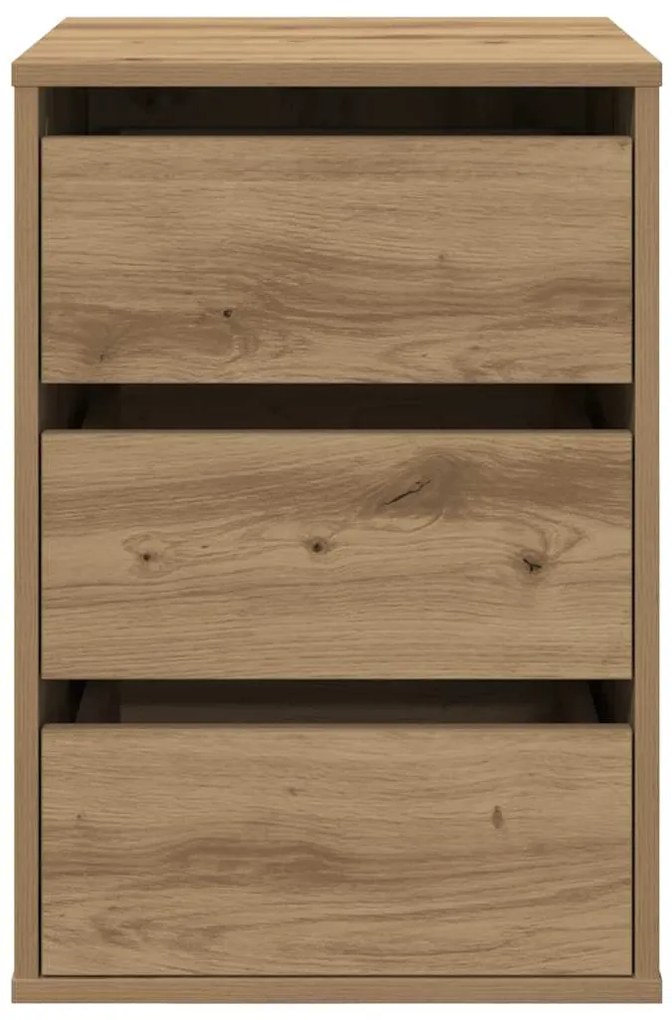 vidaXL kézműves tölgy szerelt fa sarok komód 40 x 41 x 58 cm