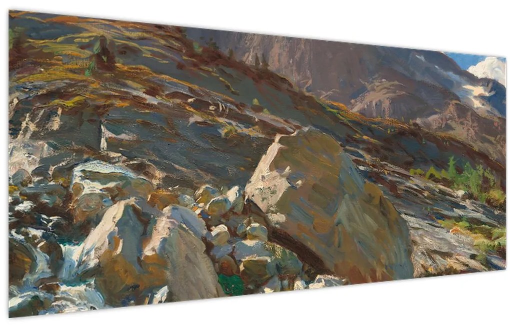 Kép - John Singer Sargent, Simplon Pass, reprodukciók (120x50 cm)