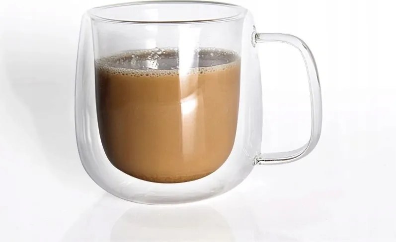 Duplafalú üveg 250ml boroszilikát üvegből