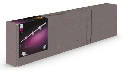 Philips-KÉSZLET 3xLED RGB Dimmelhető lámpa sínrendszerhez Hue LED RGB/15,6W/230V