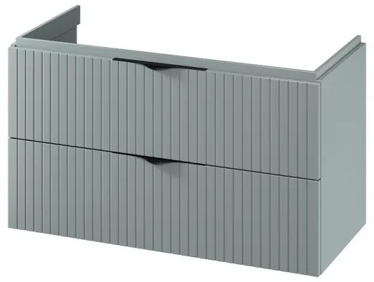 Cersanit S1015-012 - TIRSO 100x45 cm falra szerelhető mosdó alatti szekrény, menta