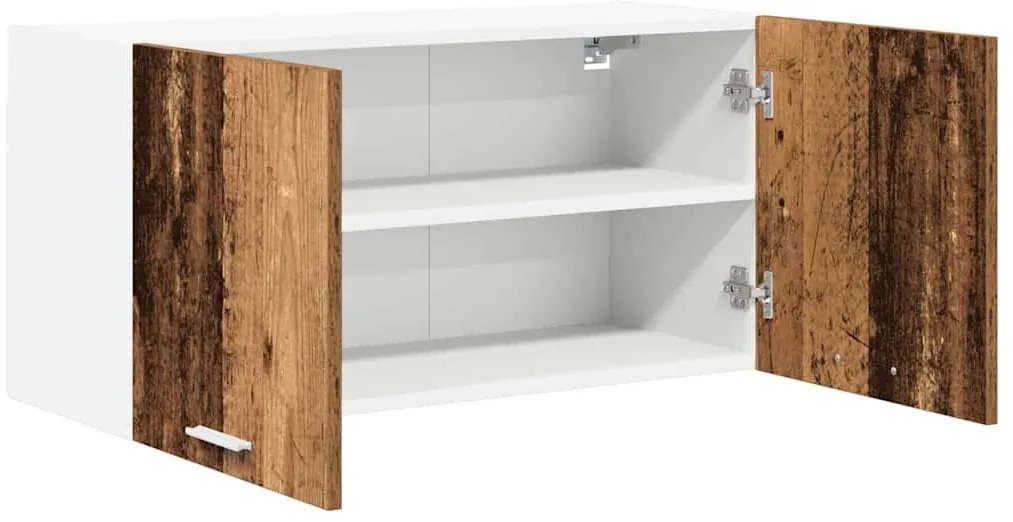 Függő szekrény polcokkal Riga Öreg fa 80 x 31 x 40 cm Faanyag